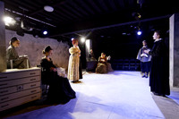 Theatre dress rehearsal, Swansea, Wales, UK