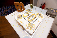 West Glamorgan Youth Theatre Company 50th anniversary dinner at Blanco's Hotel, Port Talbot, Wales, UK