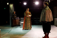 Theatre dress rehearsal, Swansea, Wales, UK