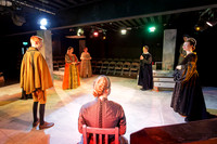 Theatre dress rehearsal, Swansea, Wales, UK