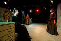 Theatre dress rehearsal, Swansea, Wales, UK